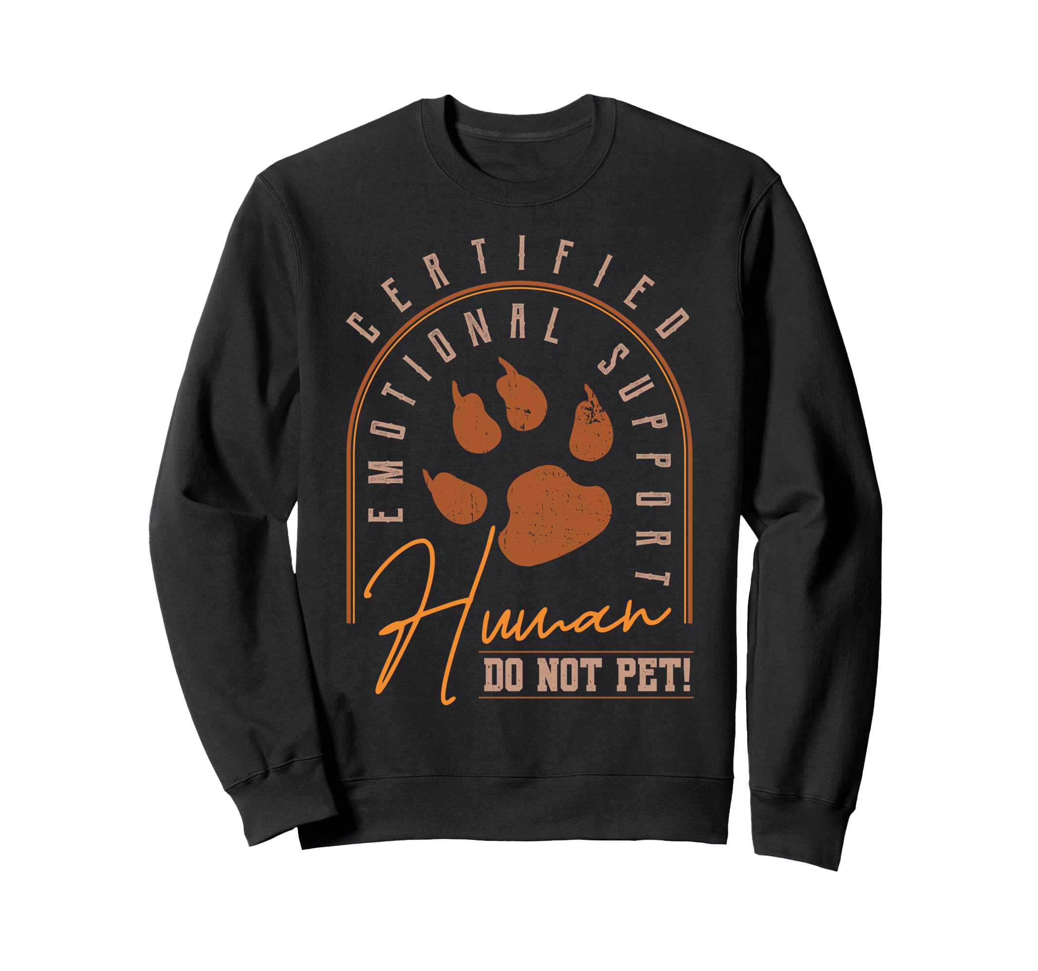 Assistant Dog Emotional Support Dog Sweatshirt - Novelty Apparel Unisex - T-Shirt, Sweatshirt, Hoodie