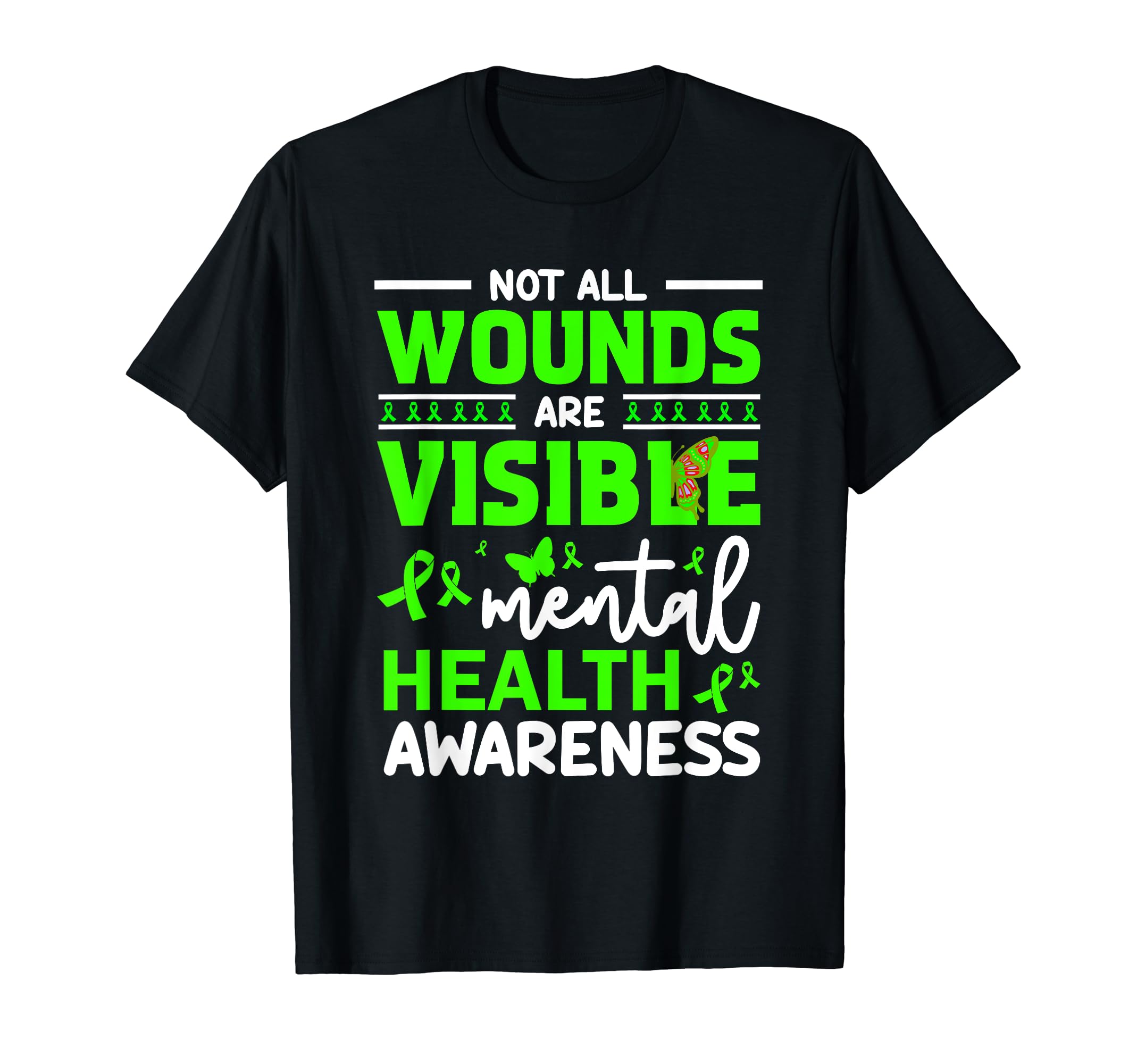 Mental Health Matters End Stigma T-Shirt - Minimalist Print Men Women - T-Shirt, Sweatshirt, Hoodie