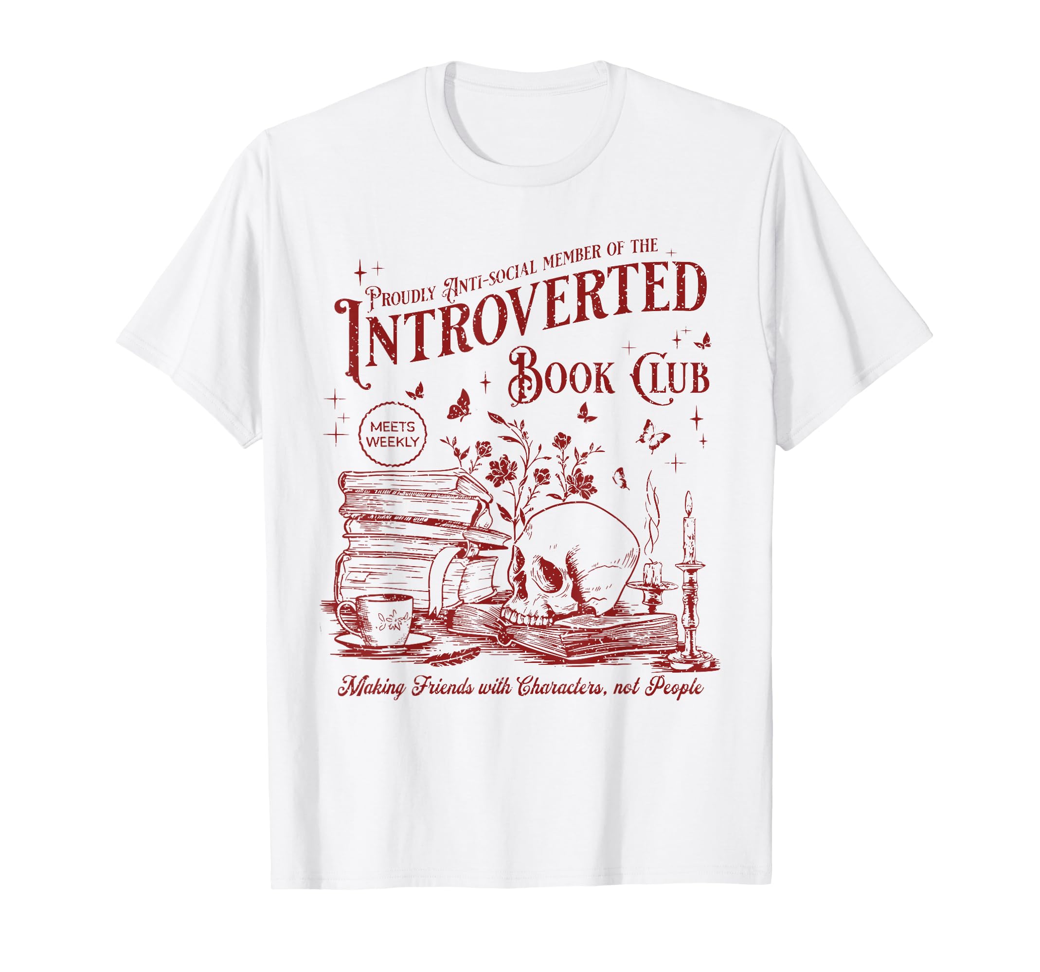 Proud Anti Social Member Introverted T-Shirt - Graphic Print Men Women - T-Shirt, Sweatshirt, Hoodie