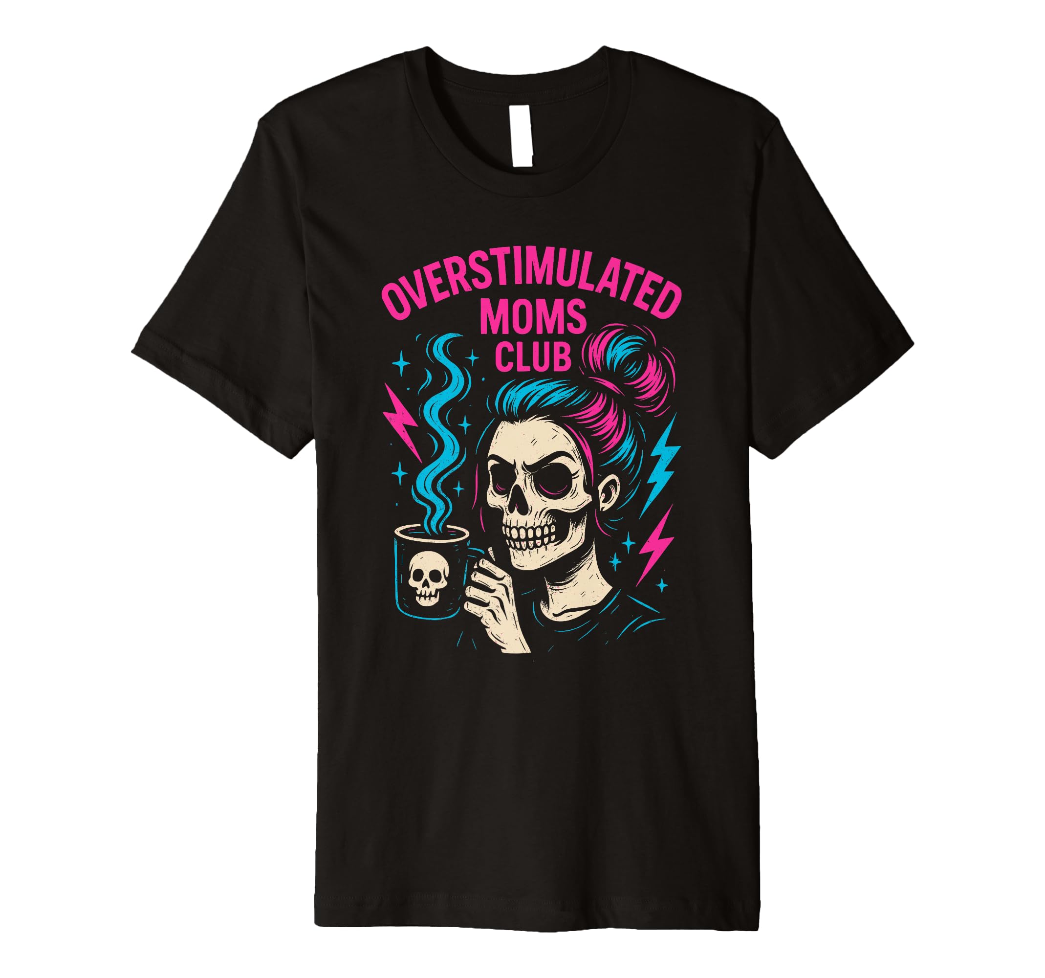 Groovy Overstimulated Moms Club Hoodie - Unique Graphic Men Women - T-Shirt, Sweatshirt, Hoodie
