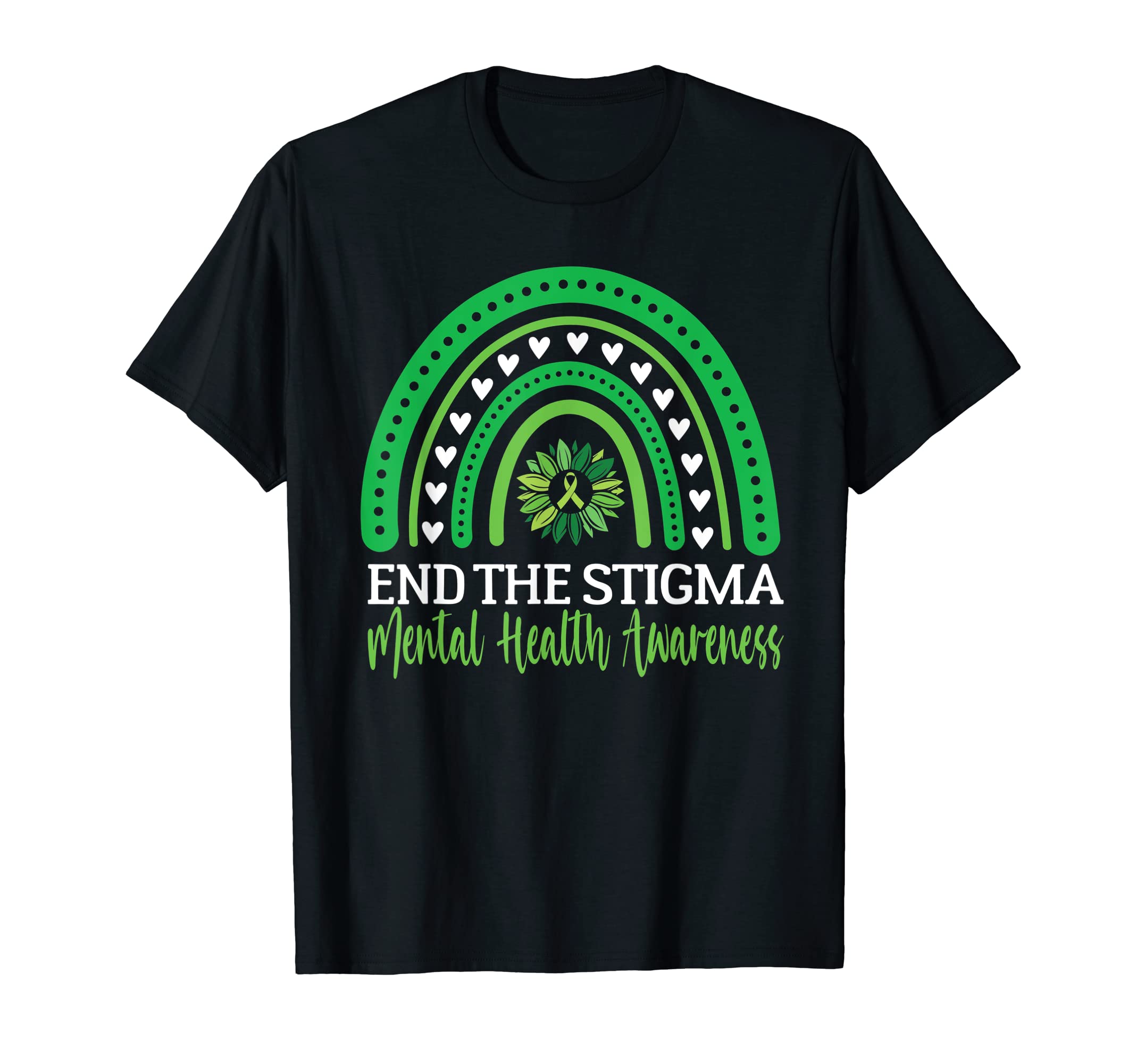 End Stigma Mental Health Awareness T-Shirt - Streetwear Style Unisex - T-Shirt, Sweatshirt, Hoodie