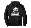 Panda Reading Books Cozy Literature Hoodie - Trendy Graphic Men Women - T-Shirt, Sweatshirt, Hoodie