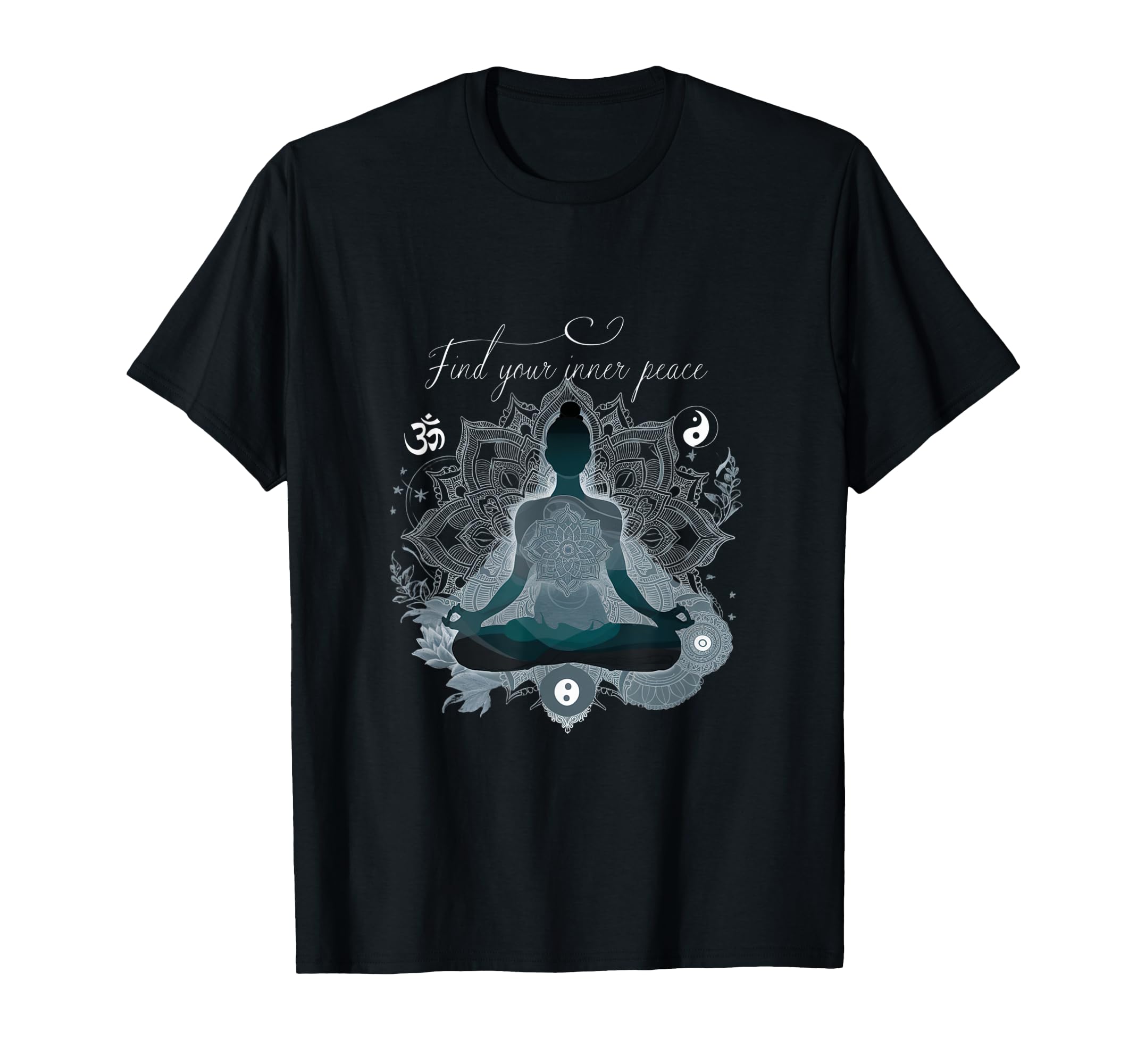 Meditation Mindfulness Spiritual T-Shirt - Aesthetic Graphic Unisex - T-Shirt, Sweatshirt, Hoodie