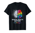 End Stigma Mental Health Matters Tie T-Shirt - Minimalist Print Men Women - T-Shirt, Sweatshirt, Hoodie