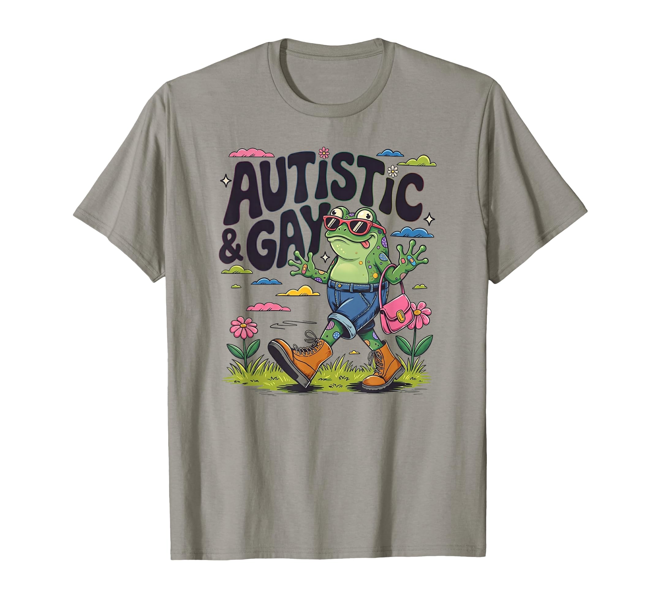 Autistic Gay Frog Love Is Love Lgbtq T-Shirt - Fun Novelty Design Unisex - T-Shirt, Sweatshirt, Hoodie