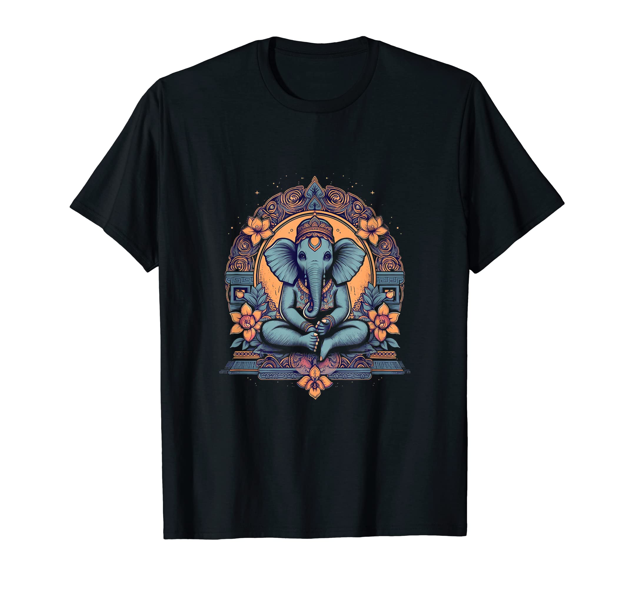 Yoga Elephant Meditation Mindfulness Zen T-Shirt - Novelty Apparel Unisex - T-Shirt, Sweatshirt, Hoodie
