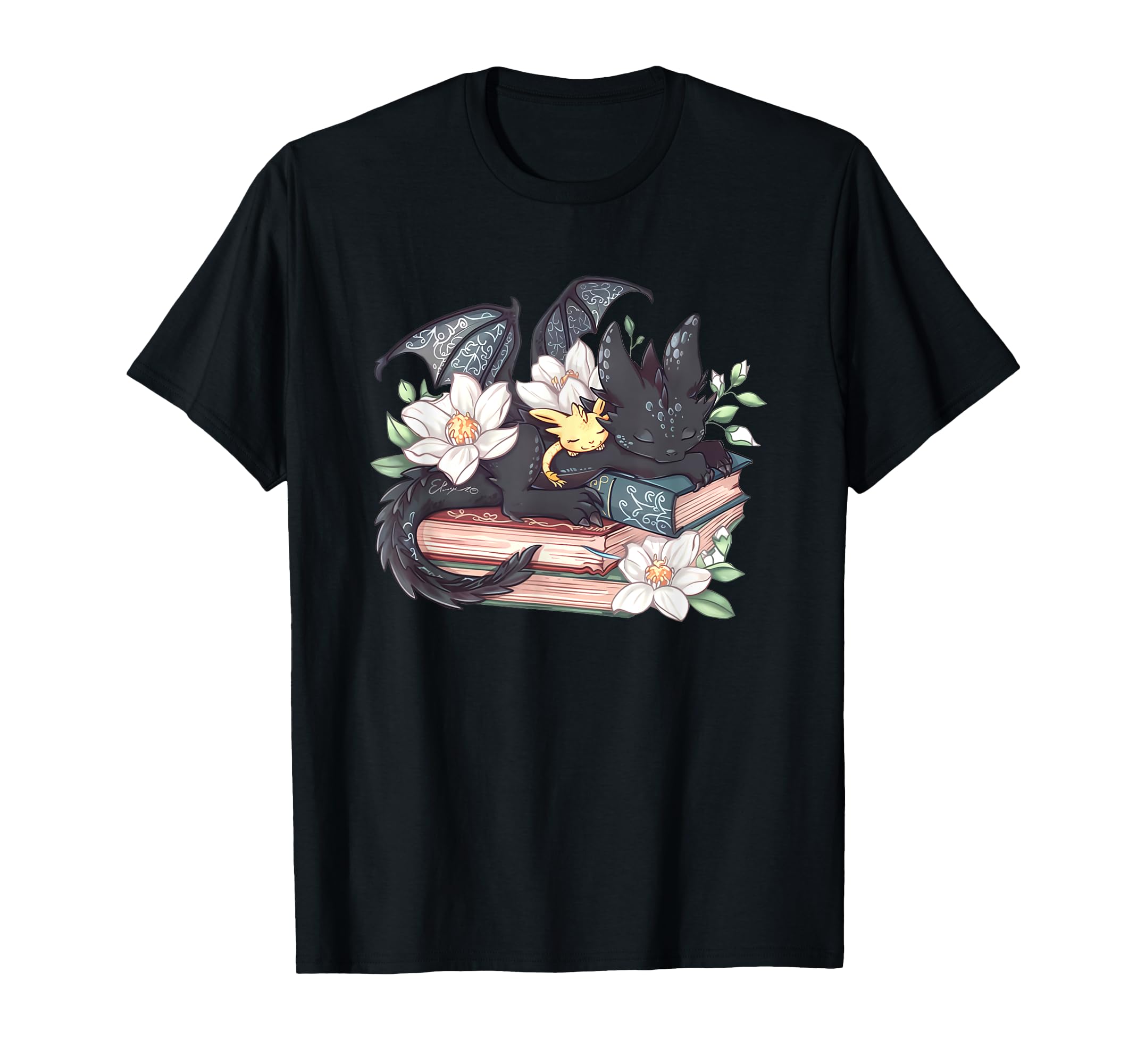 Fantasy Book Dragon Book Lover T-Shirt - Novelty Apparel for Adults - T-Shirt, Sweatshirt, Hoodie