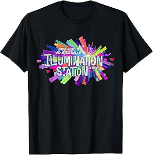 Illumination Station Christian Vbs 2026 Light of The World T-Shirt Unisex T-shirt, Sweatshirt, Hoodie, Long Sleeve Tee - T-Shirt, Sweatshirt, Hoodie