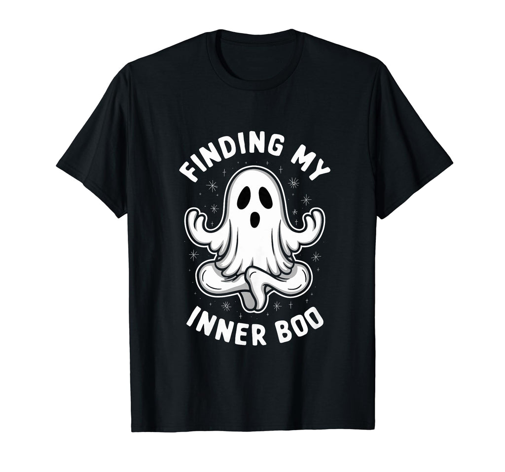 Ghost Monster Meditation Mindfulness T-Shirt - Custom Art Print Men Women - T-Shirt, Sweatshirt, Hoodie