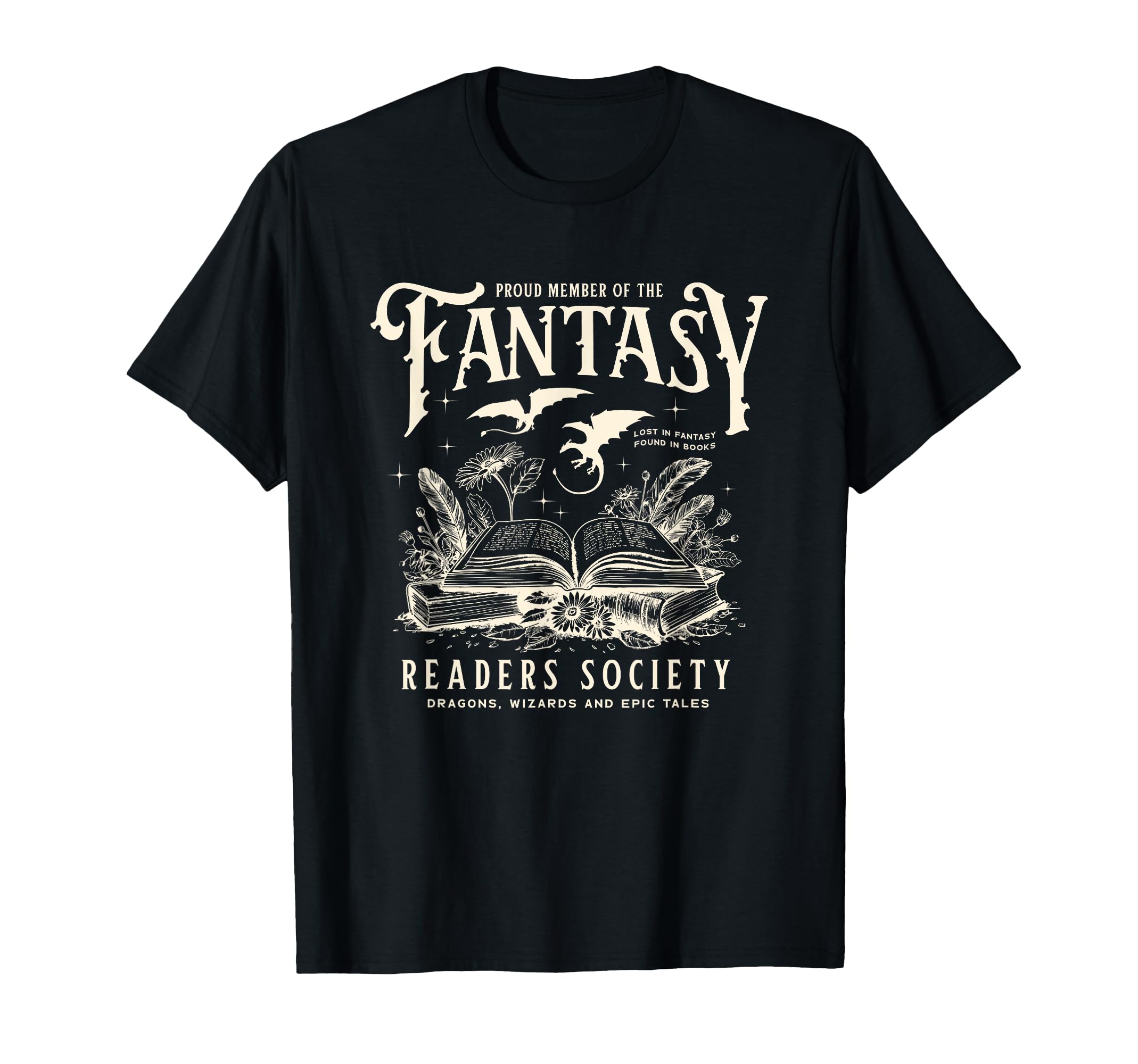 Fantasy Readers Society Romance T-Shirt - Novelty Apparel Men Women - T-Shirt, Sweatshirt, Hoodie