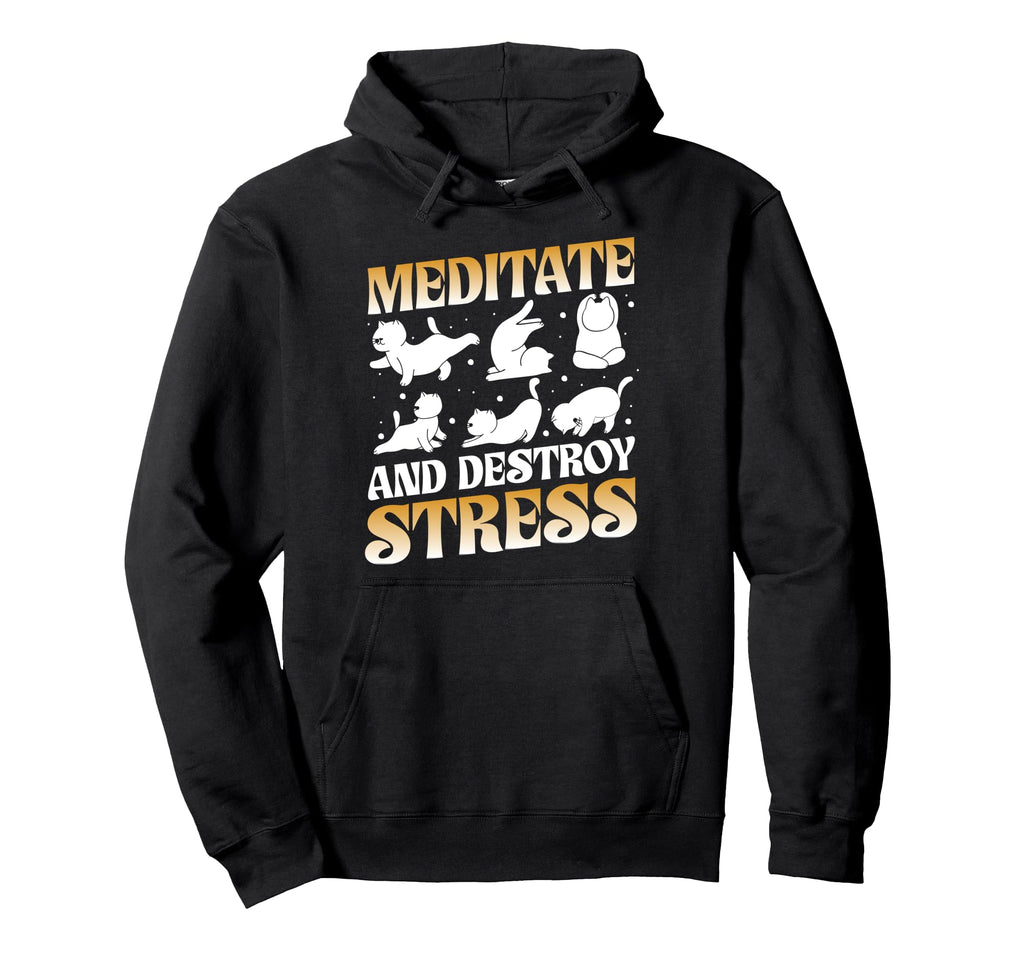 Meditation Yoga Spiritual Peace Hoodie - Casual Everyday Wear Unisex - T-Shirt, Sweatshirt, Hoodie