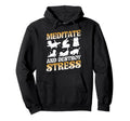 Meditation Yoga Spiritual Peace Hoodie - Casual Everyday Wear Unisex - T-Shirt, Sweatshirt, Hoodie