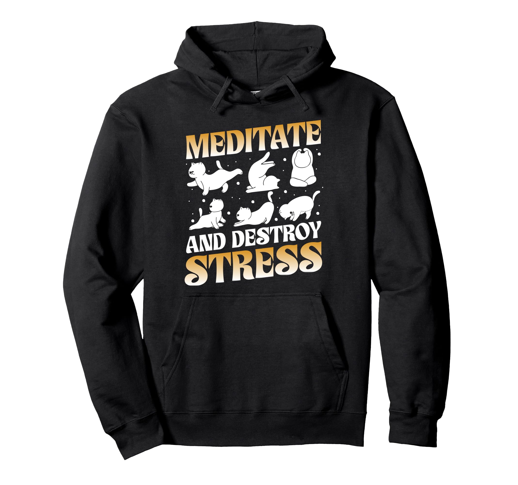 Meditation Yoga Spiritual Peace Hoodie - Casual Everyday Wear Unisex - T-Shirt, Sweatshirt, Hoodie