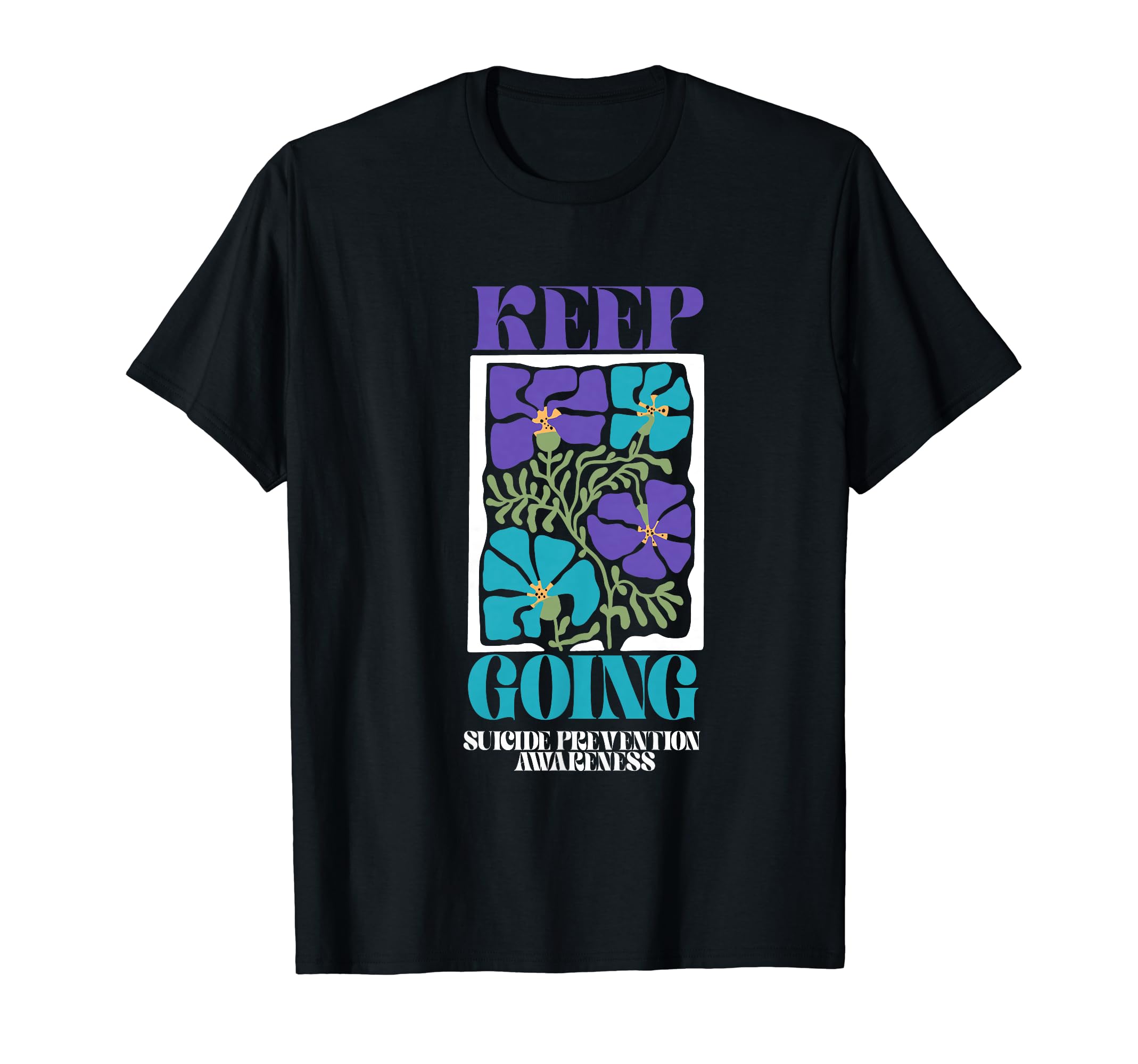 Suicide Awareness Mental Health Teal T-Shirt - Streetwear Style Men Women - T-Shirt, Sweatshirt, Hoodie