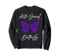 Funny Introvert Antisocial Sweatshirt - Minimalist Print for Adults - T-Shirt, Sweatshirt, Hoodie