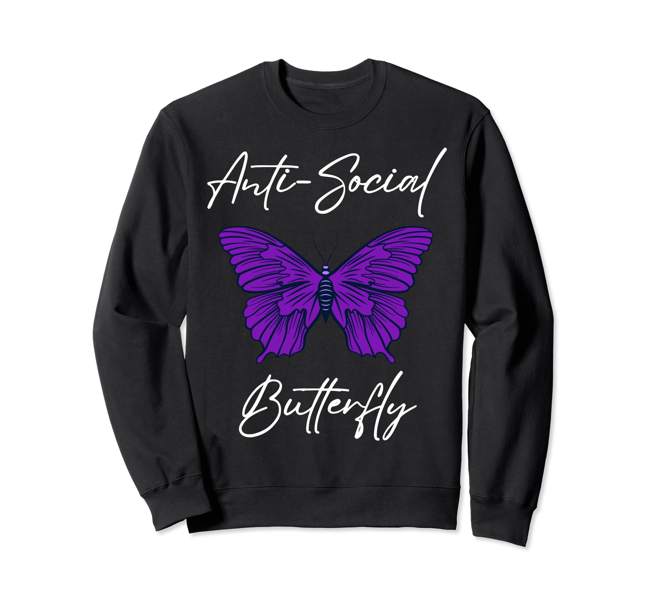 Funny Introvert Antisocial Sweatshirt - Minimalist Print for Adults - T-Shirt, Sweatshirt, Hoodie