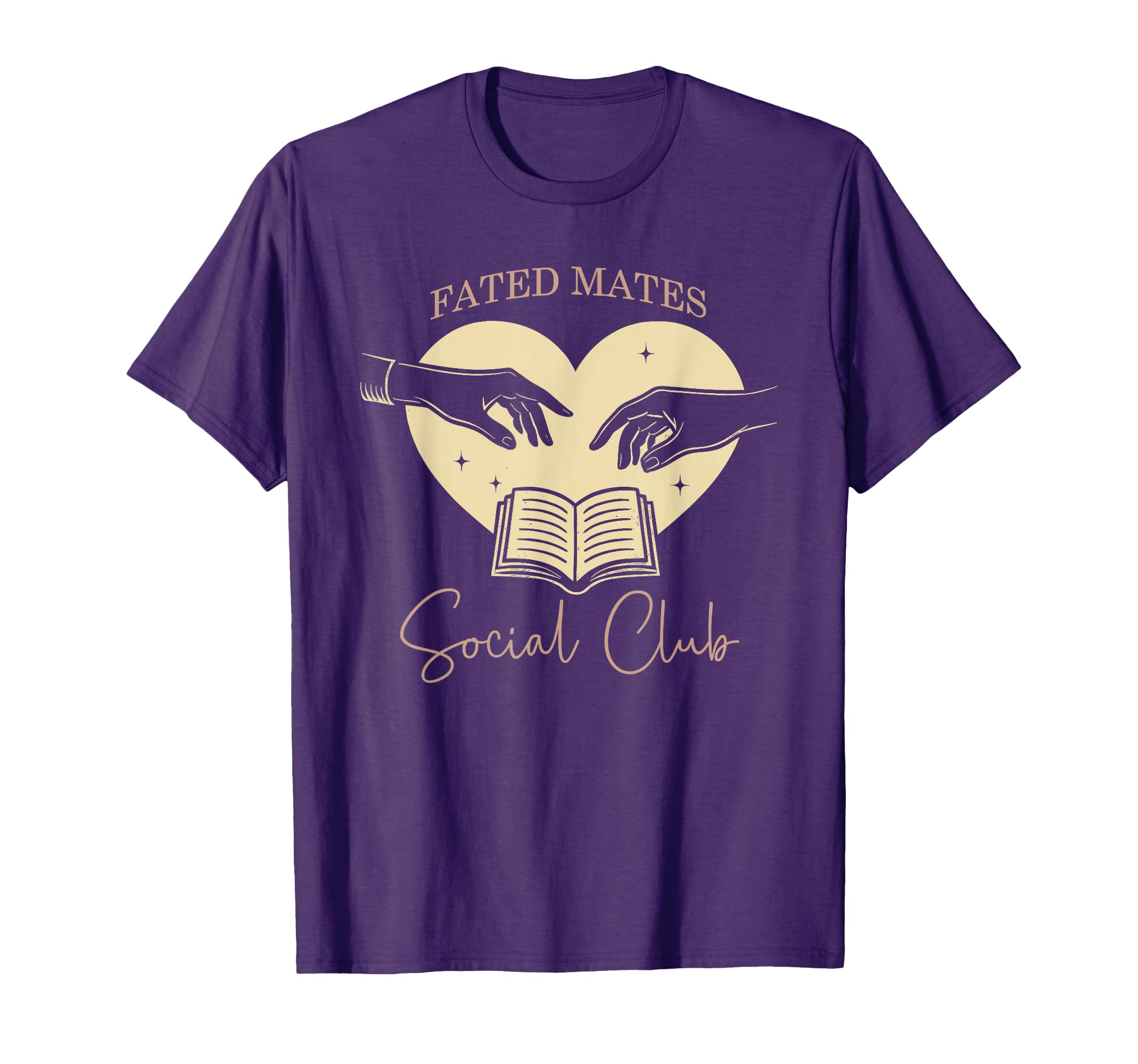 Fated Mates Social Club Book Reader T-Shirt - Novelty Apparel for Adults - T-Shirt, Sweatshirt, Hoodie