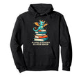 Book Dragon Reading Lover Fantasy Worm Hoodie - Novelty Apparel Unisex - T-Shirt, Sweatshirt, Hoodie