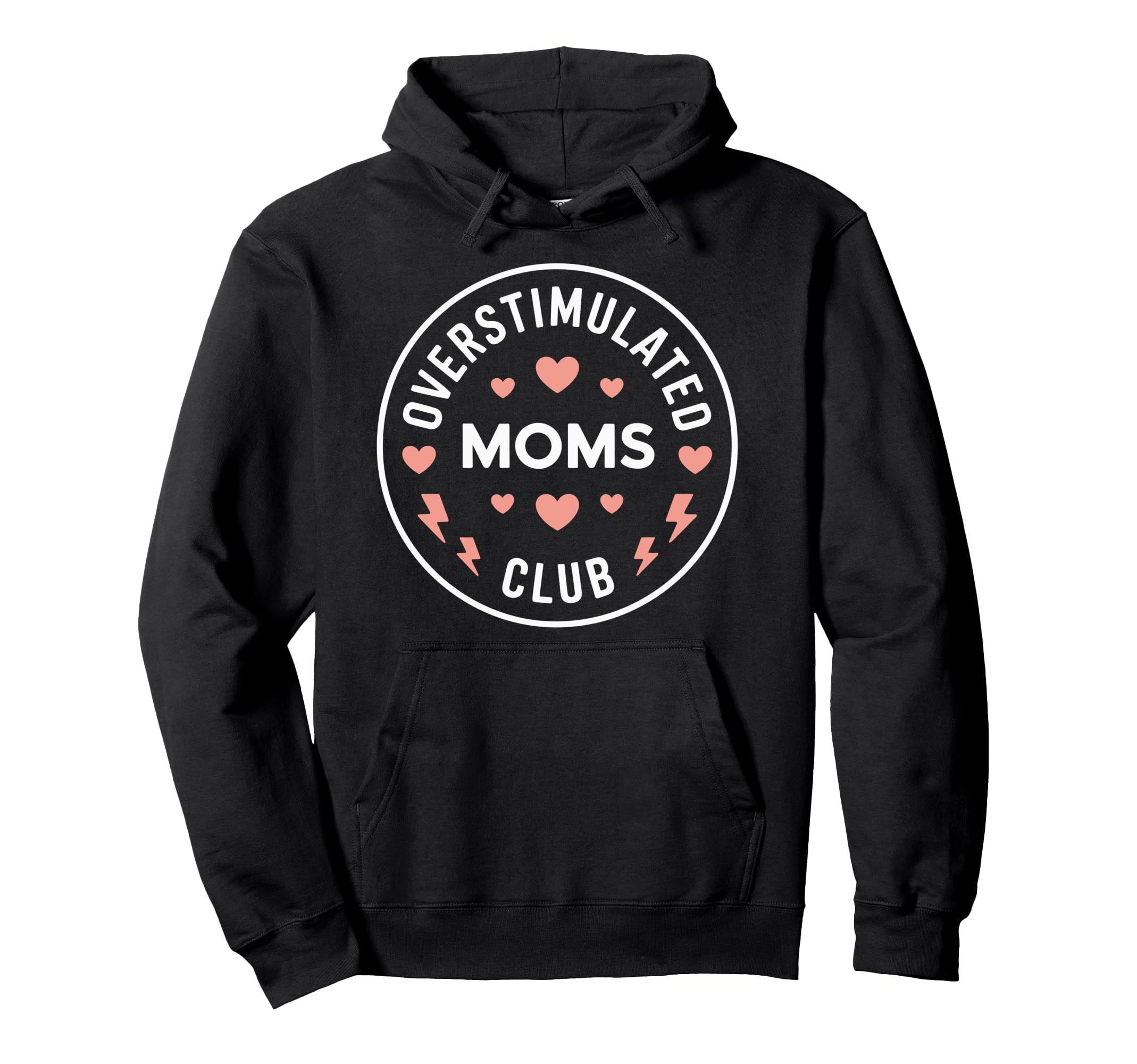 Groovy Overstimulated Moms Club Sweatshirt - Unique Graphic Unisex - T-Shirt, Sweatshirt, Hoodie
