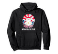Antisocial Cat Club Introvert Cat Hoodie - Fun Novelty Design for Adults - T-Shirt, Sweatshirt, Hoodie