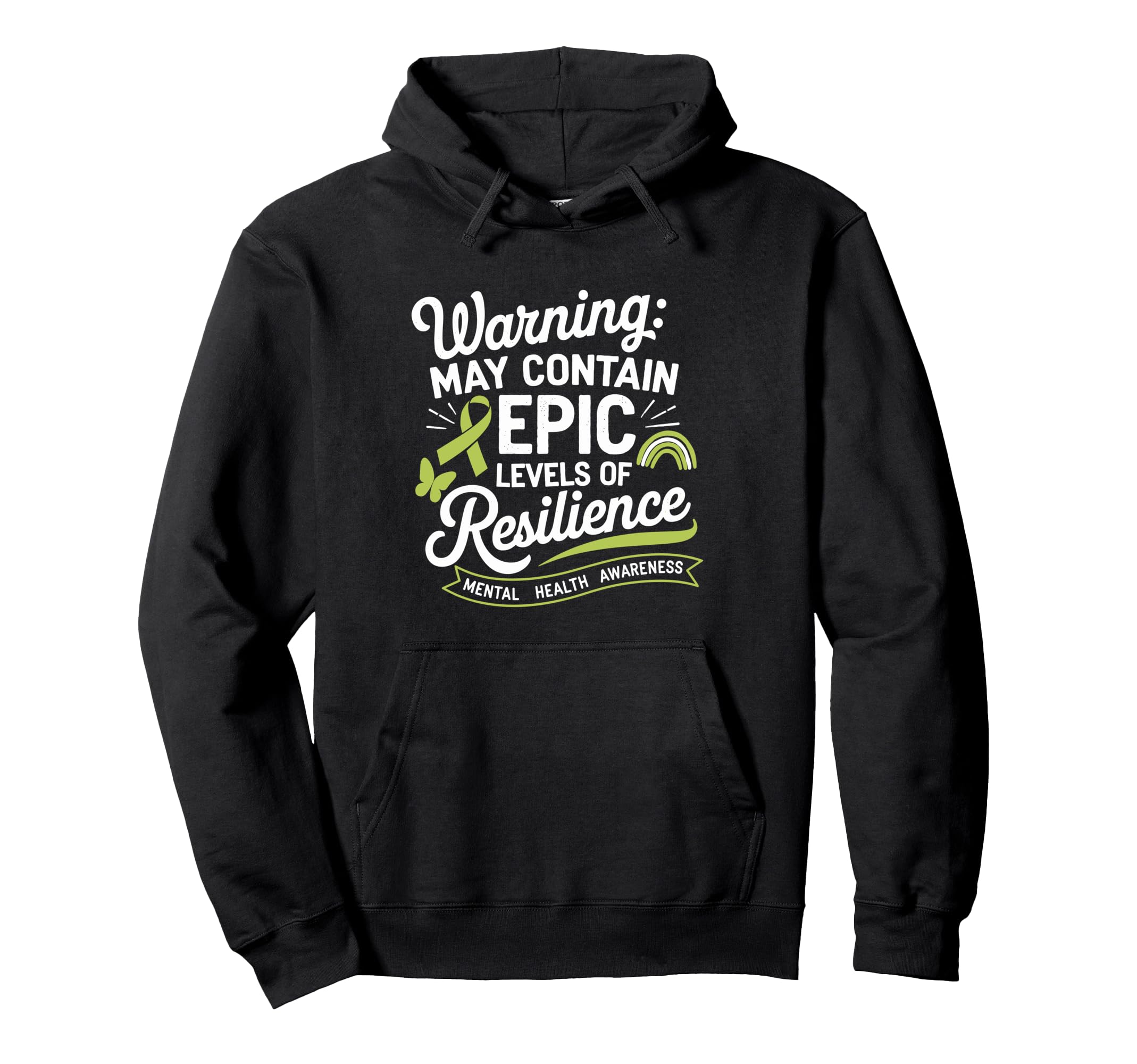 Funny Mental Health Awareness Hoodie - Aesthetic Graphic for Adults - T-Shirt, Sweatshirt, Hoodie