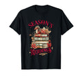 Seasons Readings Dragon Holiday Books T-Shirt - Custom Art Print Men Women - T-Shirt, Sweatshirt, Hoodie