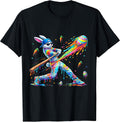 Bunny Drip Rabbit Baseball Easter Men Boy Kid Tee Unisex T-shirt, Sweatshirt, Hoodie, Long Sleeve Tee - T-Shirt, Sweatshirt, Hoodie