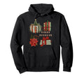 Merry Bookmas Book Lover Hoodie - Graphic Print Unisex - T-Shirt, Sweatshirt, Hoodie