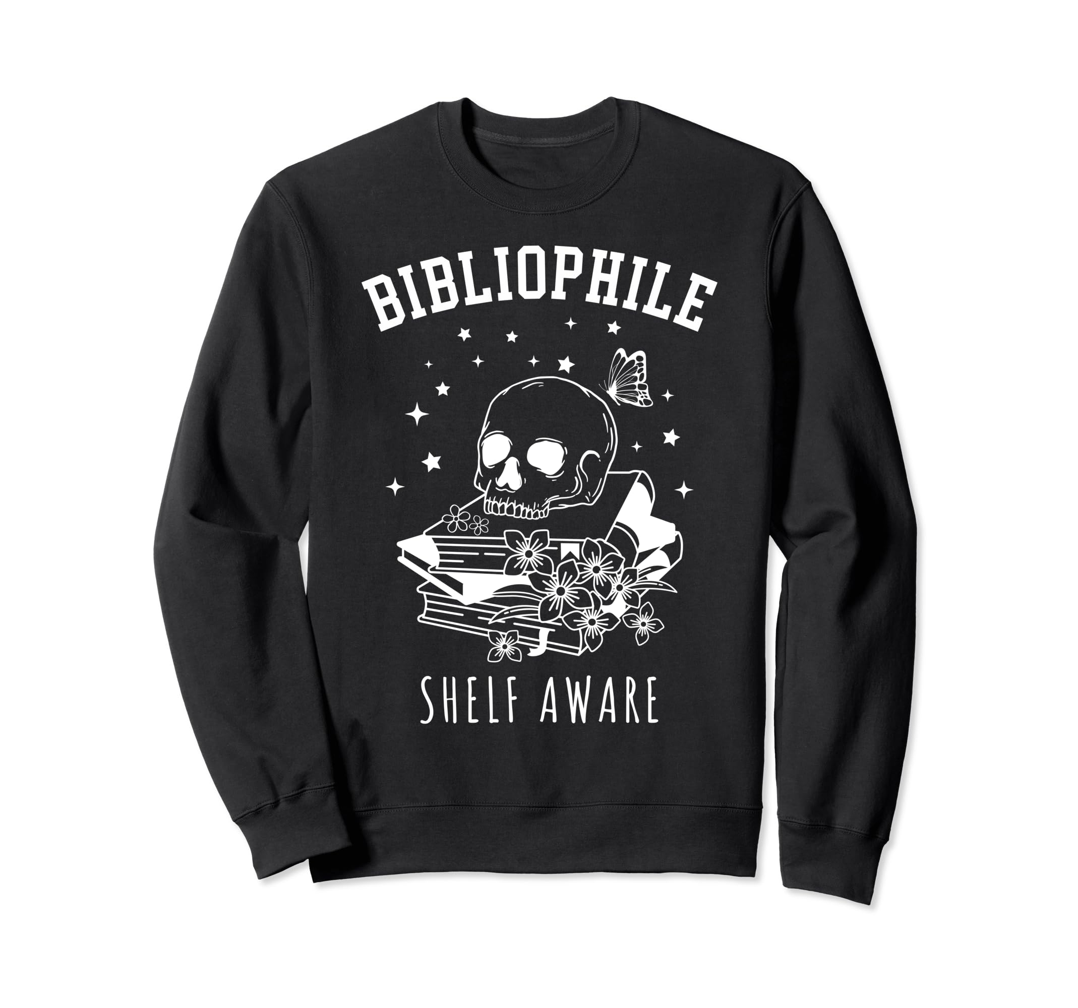 Bibliophile Book Lover Shelf Aware Sweatshirt - Custom Art Print Men Women - T-Shirt, Sweatshirt, Hoodie
