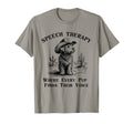 Cowboy Dog Funny Speech Therapy T-Shirt - Novelty Apparel Men Women - T-Shirt, Sweatshirt, Hoodie