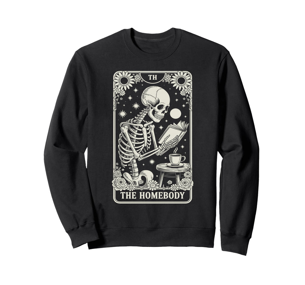 Homebody Tarot Indoorsy Antisocial Sweatshirt - Custom Art Print Men Women - T-Shirt, Sweatshirt, Hoodie