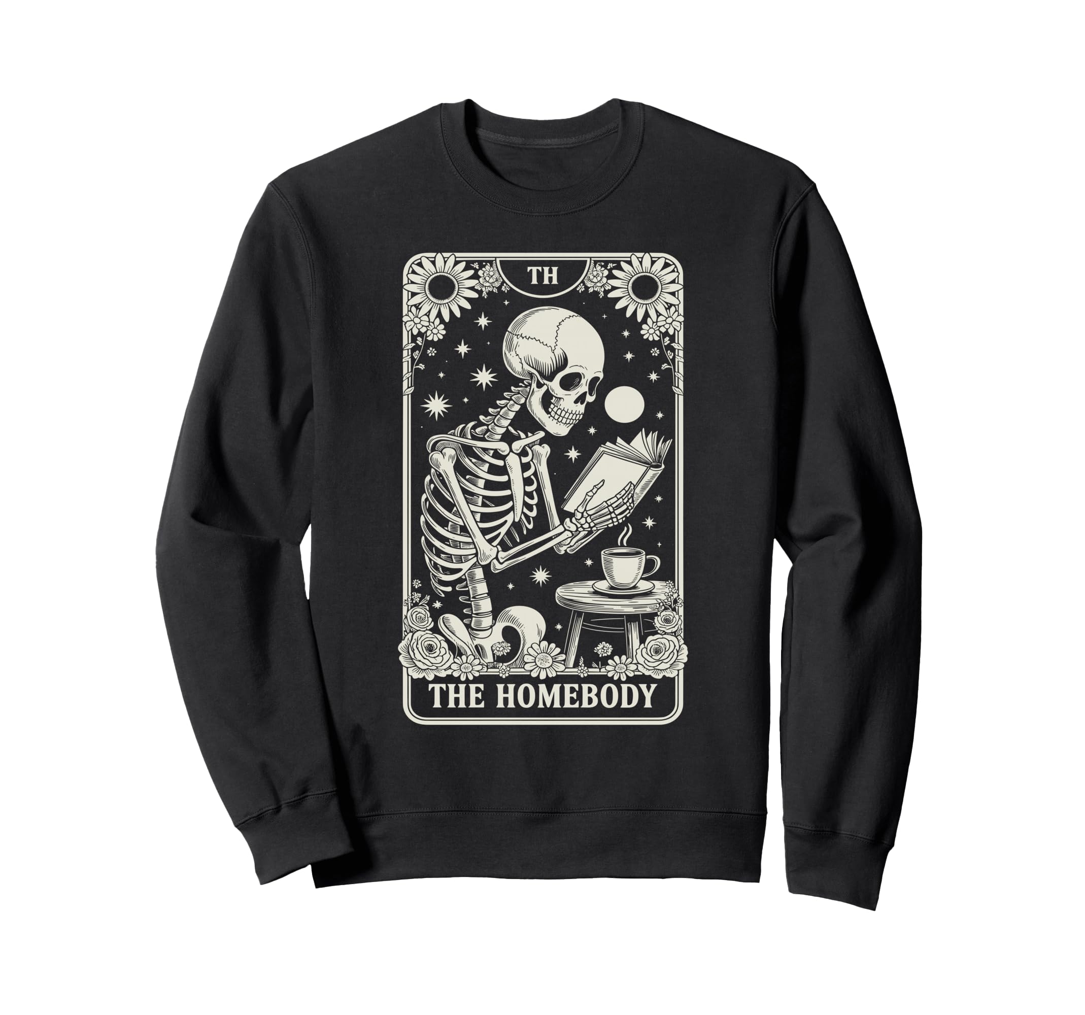 Homebody Tarot Indoorsy Antisocial Sweatshirt - Custom Art Print Men Women - T-Shirt, Sweatshirt, Hoodie