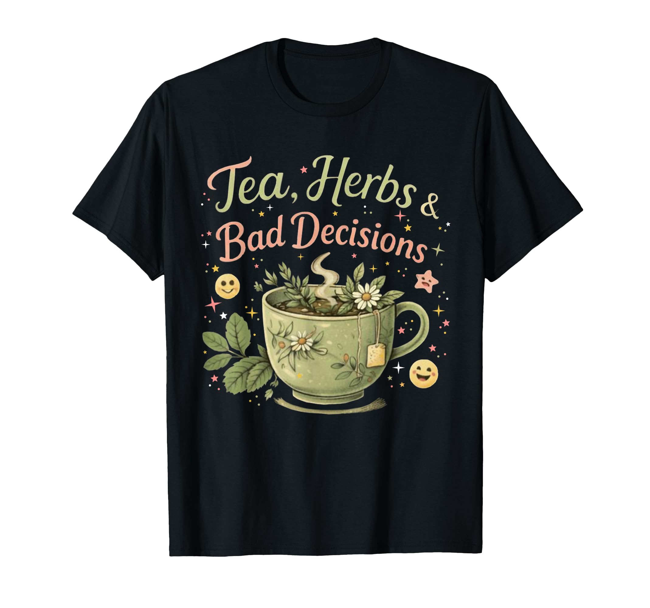 Funny Wellness Vibes Aesthetic Tea T-Shirt - Trendy Graphic Men Women - T-Shirt, Sweatshirt, Hoodie