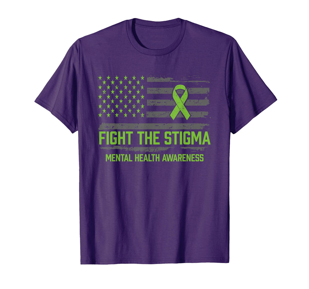 Mental Health Awareness Fight Stigma T-Shirt - Graphic Print for Adults - T-Shirt, Sweatshirt, Hoodie