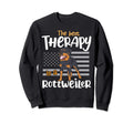 Best Therapy Rottweiler Rottie Sweatshirt - Minimalist Print for Adults - T-Shirt, Sweatshirt, Hoodie