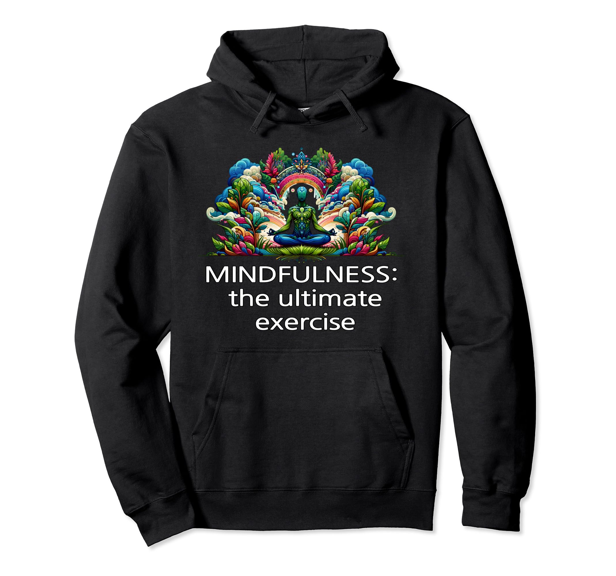 Mindfulness Zen Yoga Meditation Hoodie - Aesthetic Graphic for Adults - T-Shirt, Sweatshirt, Hoodie