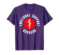 Emotional Support Husband Wife Dog T-Shirt - Aesthetic Graphic for Adults - T-Shirt, Sweatshirt, Hoodie