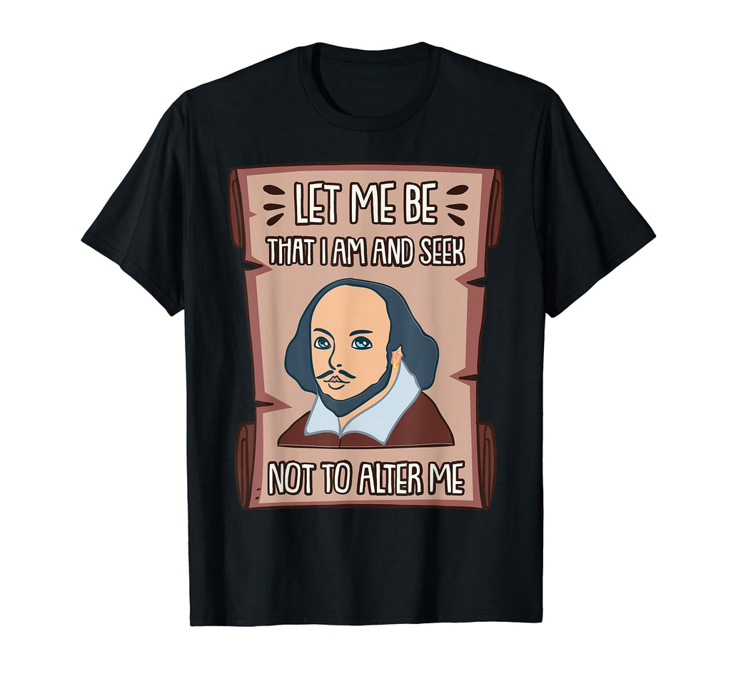 William Shakespeare English Literature T-Shirt - Novelty Apparel Unisex - T-Shirt, Sweatshirt, Hoodie
