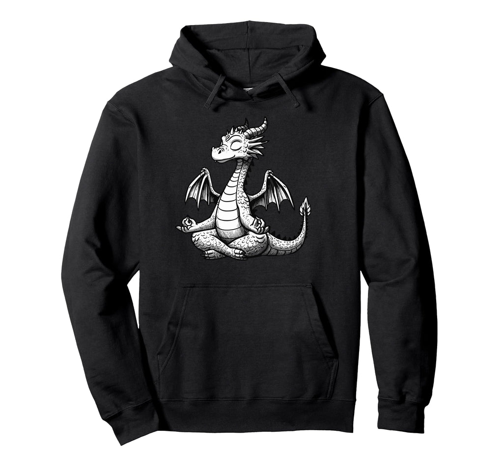 Meditation Dragon Yoga Pose Relaxing Hoodie - Streetwear Style for Adults - T-Shirt, Sweatshirt, Hoodie