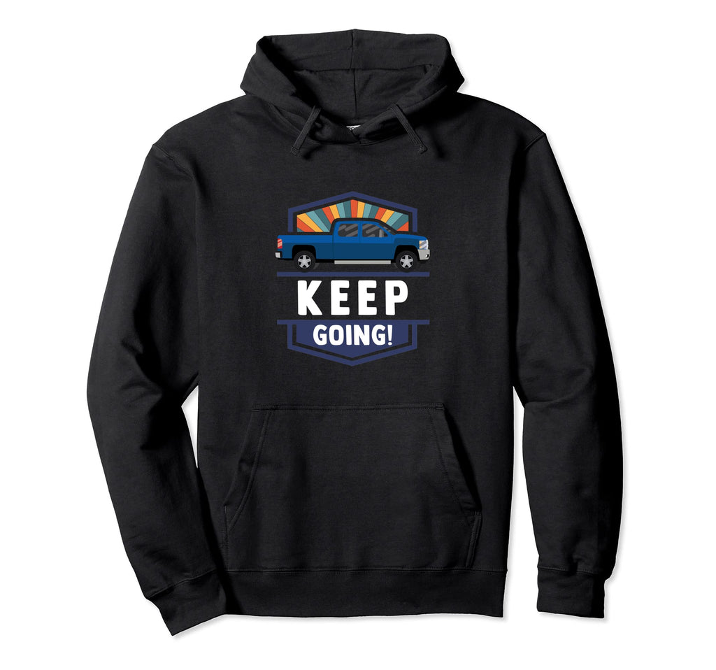 Keep Going End Stigma Mental Health Hoodie - Minimalist Print Men Women - T-Shirt, Sweatshirt, Hoodie