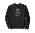 Book Worm Book Stack Reading Addict Sweatshirt - Custom Art Print Unisex - T-Shirt, Sweatshirt, Hoodie