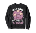 Self Care Enthusiast Heart Raising Sweatshirt - Trendy Graphic Men Women - T-Shirt, Sweatshirt, Hoodie