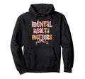 Mental Health Matters Coquette Bow Mental Hoodie - Minimalist Print Unisex - T-Shirt, Sweatshirt, Hoodie