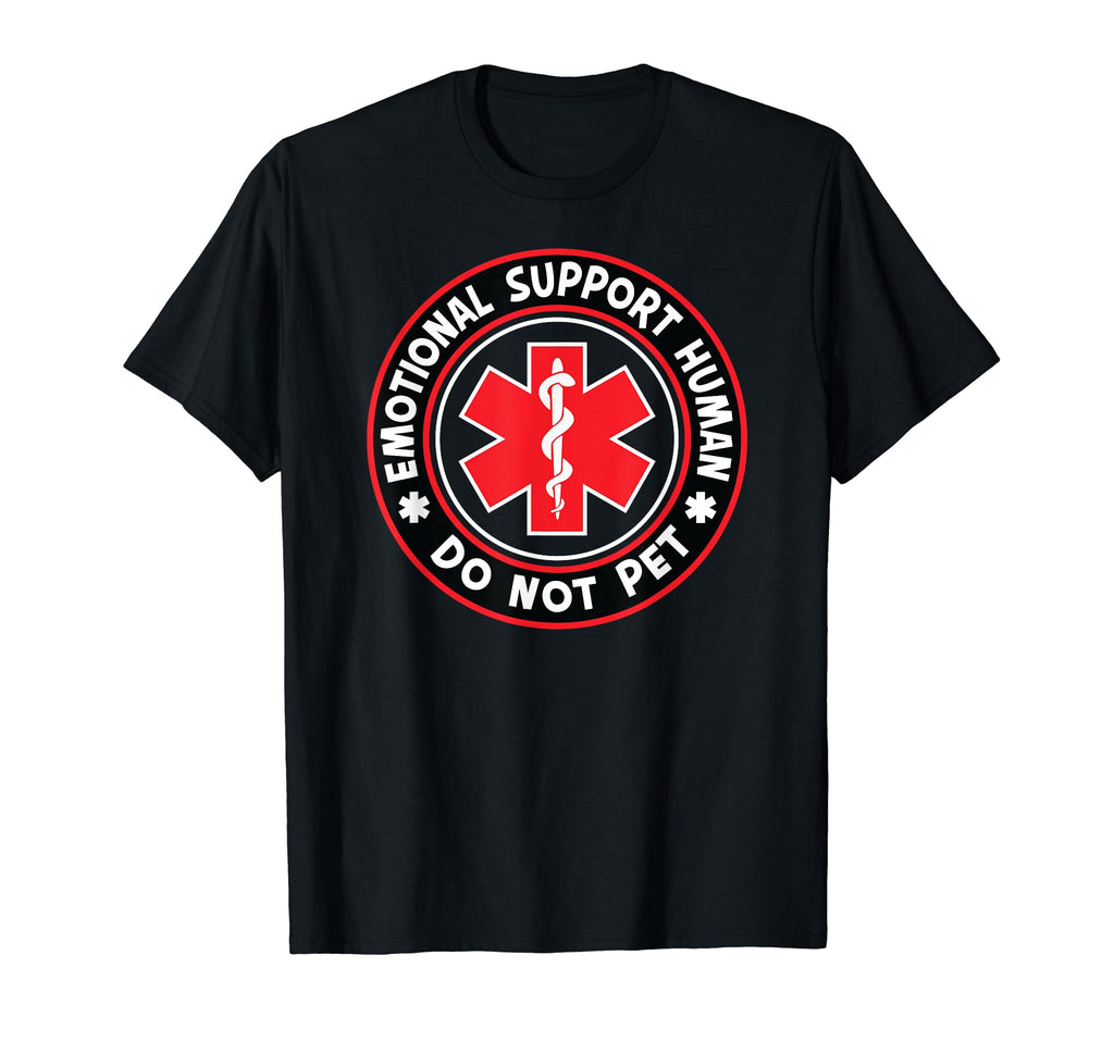Emotional Support Human Mental Health Hoodie - Graphic Print Men Women - T-Shirt, Sweatshirt, Hoodie