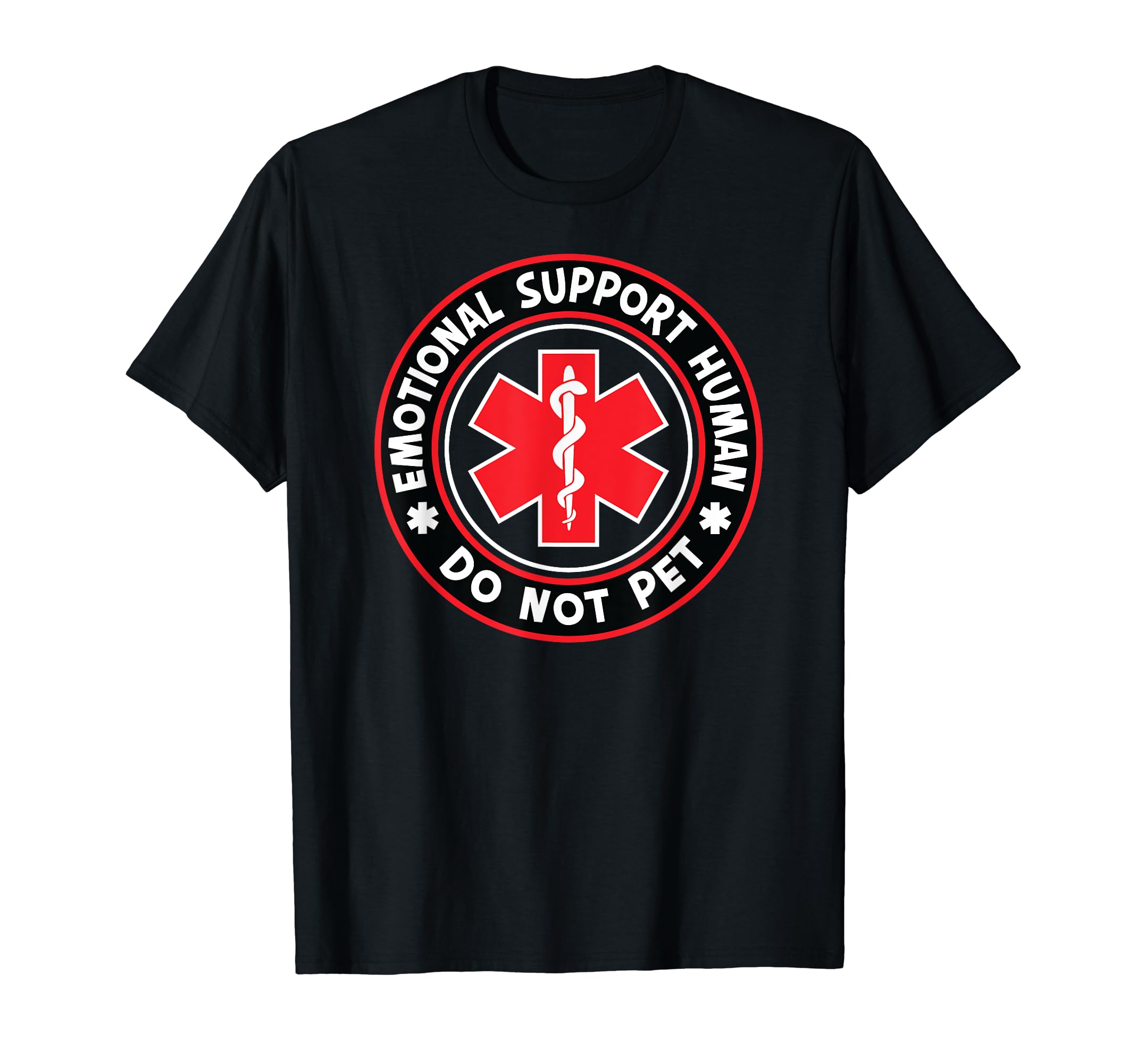 Emotional Support Human Mental Health Hoodie - Graphic Print Men Women - T-Shirt, Sweatshirt, Hoodie