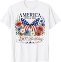 250th Anniversary USA Women 250 Years American 4th of July T-Shirt Unisex T-shirt, Sweatshirt, Hoodie, Long Sleeve Tee - T-Shirt, Sweatshirt, Hoodie