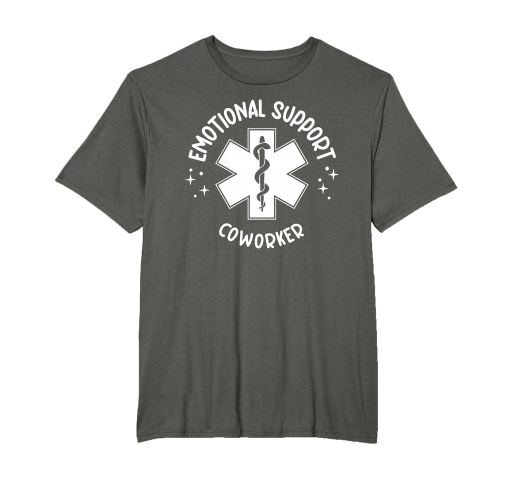 Emotional Support Coworker T-Shirt - Minimalist Print Men Women - T-Shirt, Sweatshirt, Hoodie