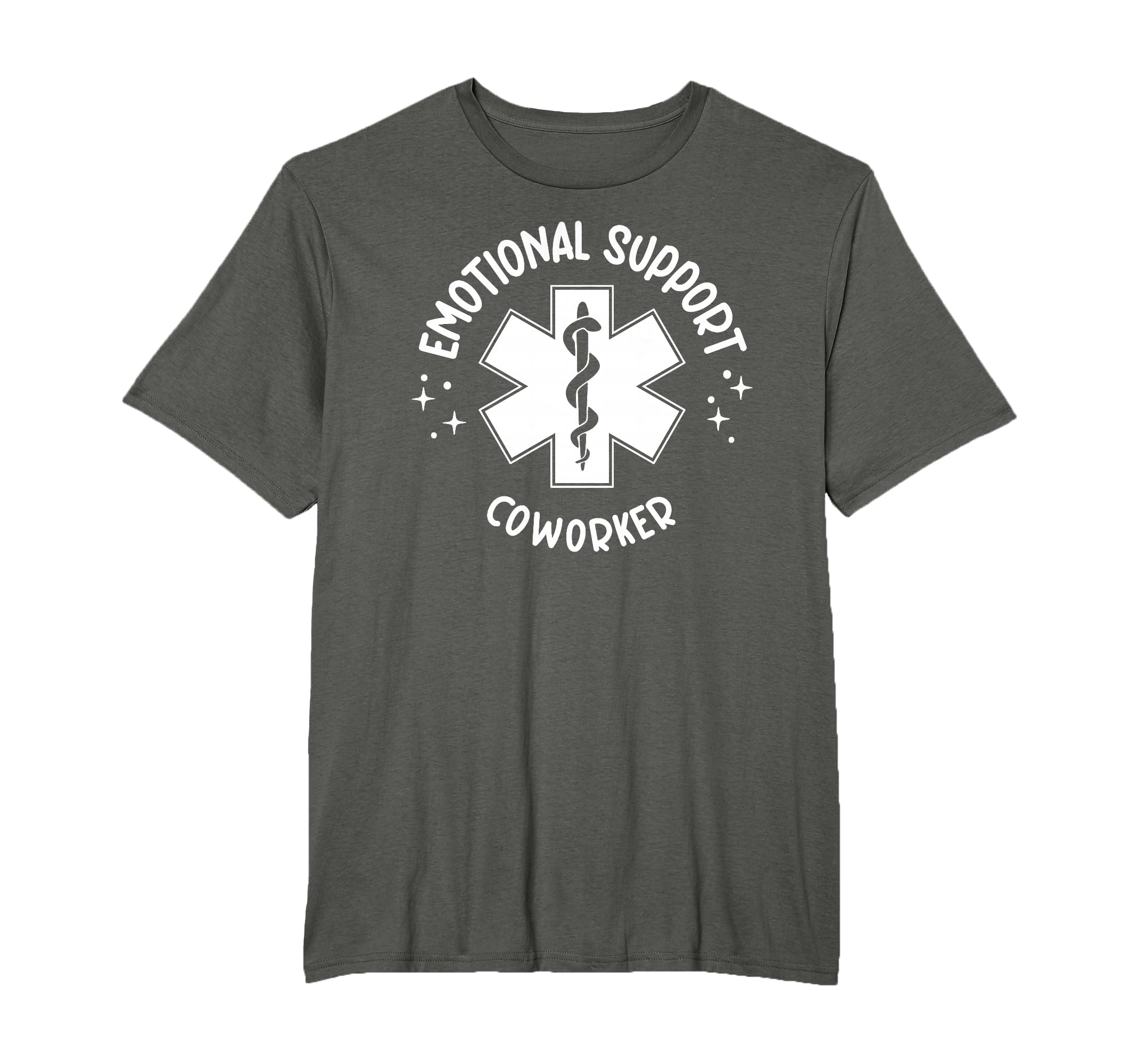 Emotional Support Coworker T-Shirt - Minimalist Print Men Women - T-Shirt, Sweatshirt, Hoodie