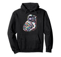 Galaxy Bookworm Reading Colorful Hoodie - Unique Graphic Men Women - T-Shirt, Sweatshirt, Hoodie