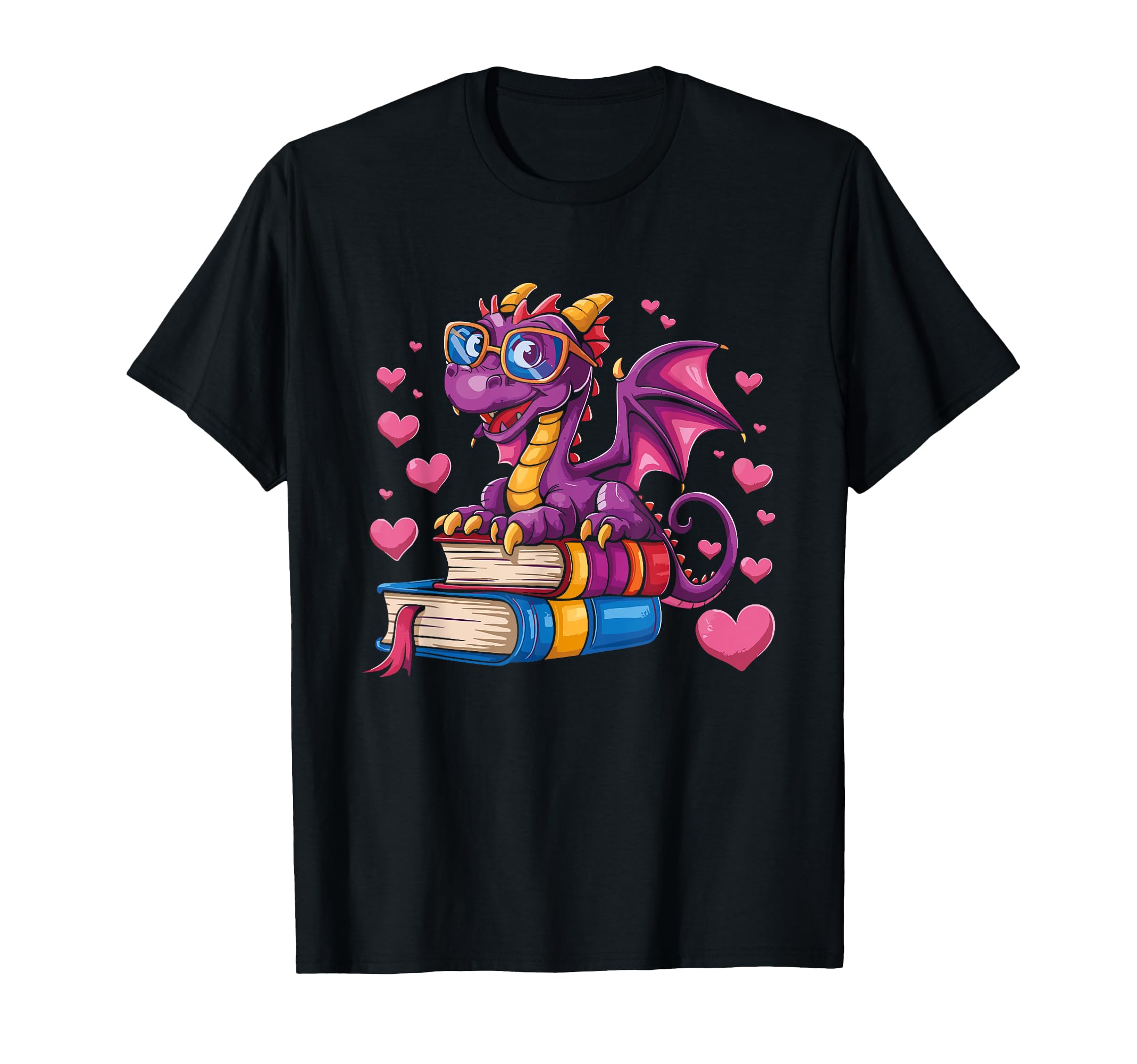 Reading Dragon Shirts Magical Book Lover T-Shirt - Unique Graphic Men Women - T-Shirt, Sweatshirt, Hoodie